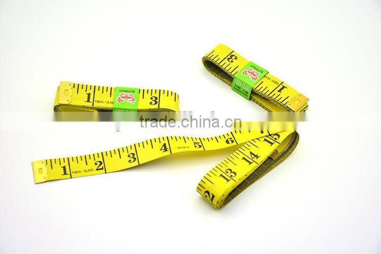 2*150cm Yellow Color Butterfly Brand Sewing Tailor Measuring Tape
