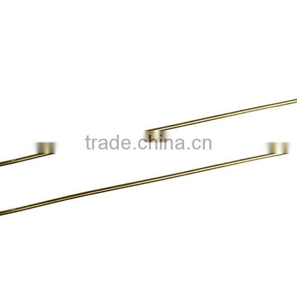 Copper Beading Wire Thread Cord Round Gold Plated 0.5mm Dia. , 2 Rolls