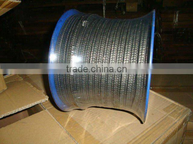 Gland PTFE Packing , Graphite filled PTFE Packing