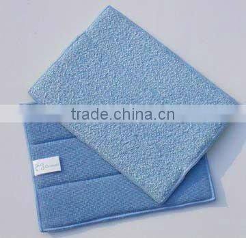 PP stripe microfiber sponge scourer kitchen brush,scrub sponge