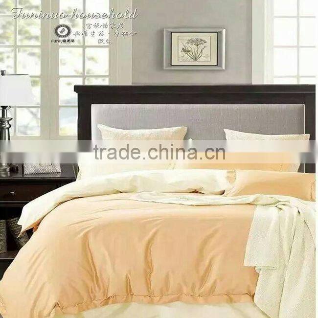 China supplier 100%cotton 300TC super soft solid color duvet cover set