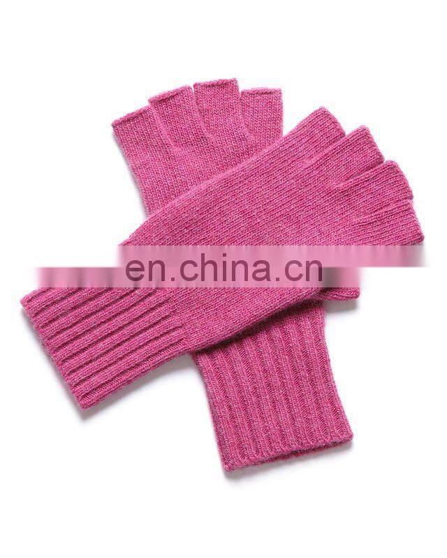 fashional design hot popular sell well knit acrylic mitten