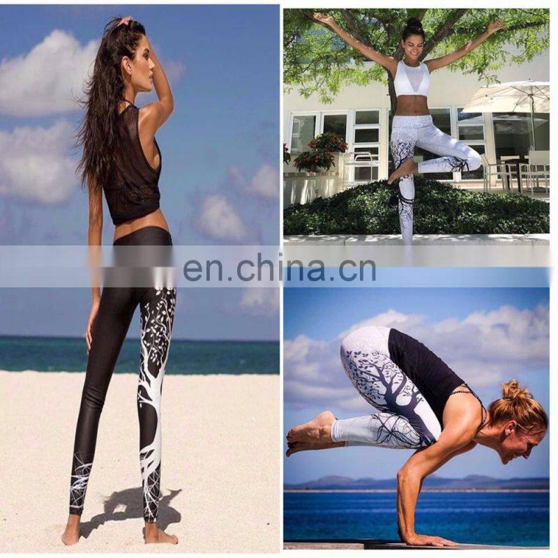 Women Sports yoga Wear Clothing Colorful Printed workout Leggings Fitness Fancy Leggings pants