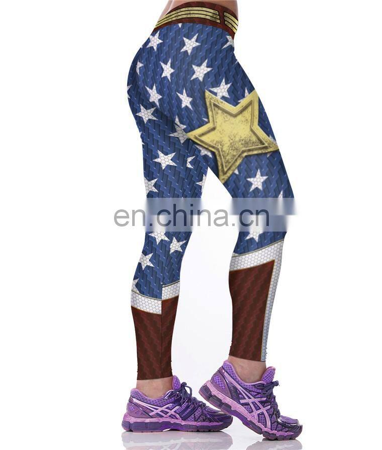Women America Football Cowboys Custom Printing Yoga Pants