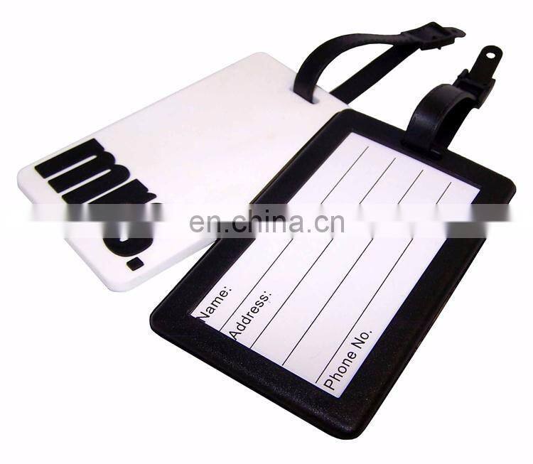 New Design PVC Soft Luggage Tag Personalized luggage tags