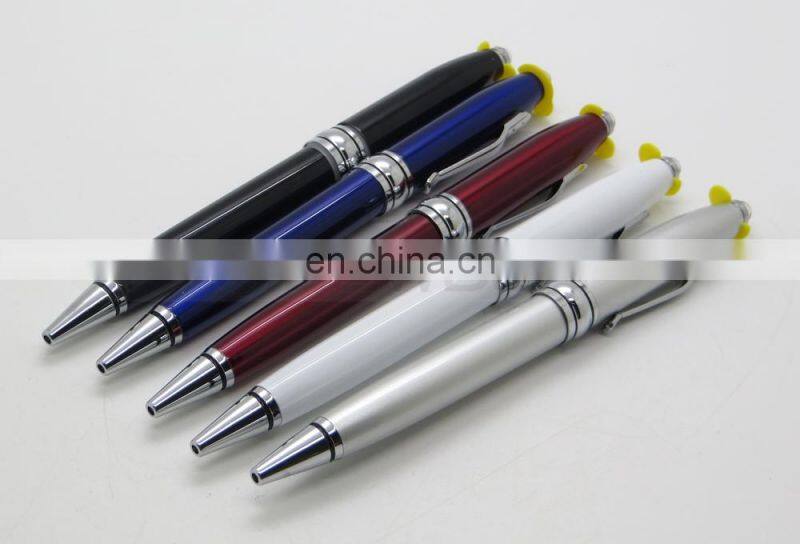 2 in 1 Ball Point Pen With Ultra Bright LED Light