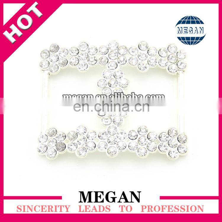 shining rhinestone buckle for wedding invitation card