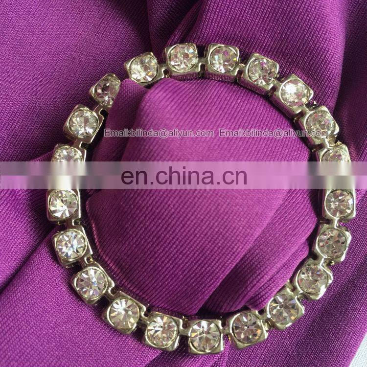 chair sash rhinestone crystal brooches