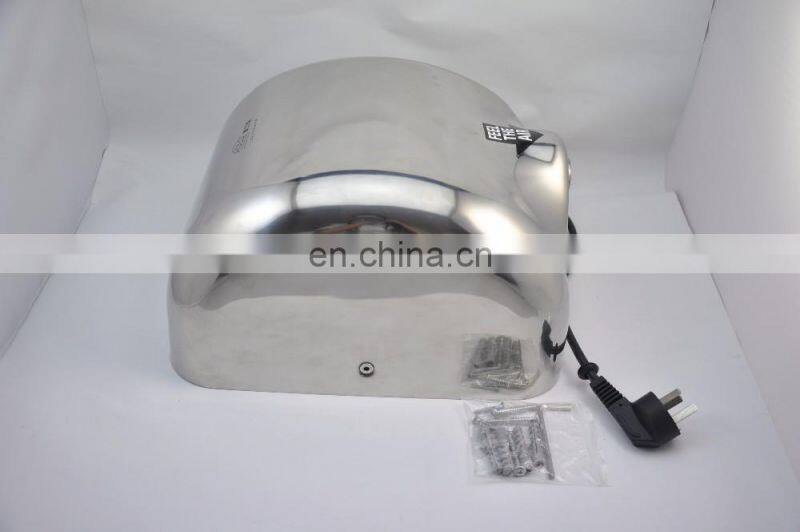 304 Stainless steel toilet hand dryer blast hand dryer