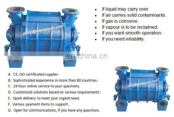 CL2001 heavy liquid ring vacuum pump SS water ring vacuum pumps
