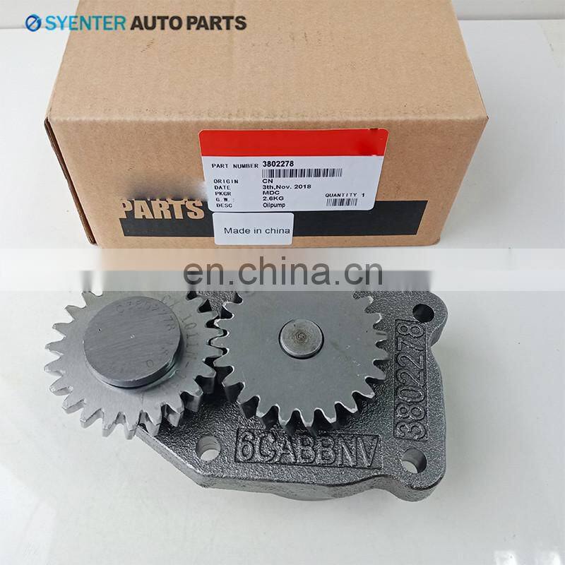 Auto parts 6CT8.3 diesel engine Oil Pump lubrication pump 3800828 3930338