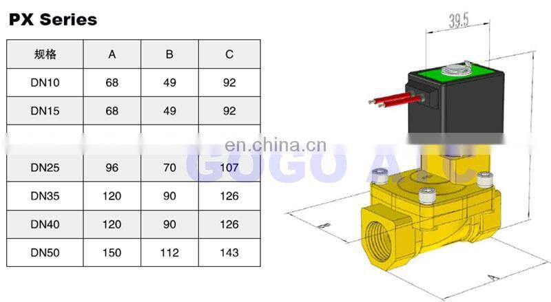 Low energy consumption Pilot Diaphragm Water Bistable-Latching Solenoid Valve 1 inch orifice 25mm NBR GPX-25 150psi Pulse valve