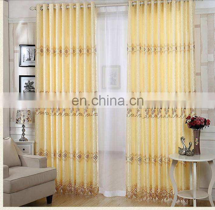 embroidered of home curtain and camouflage fabric blackout curtain