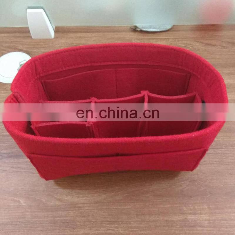 factory directly wholesale Felt Cosmetic Accessory handle Bag