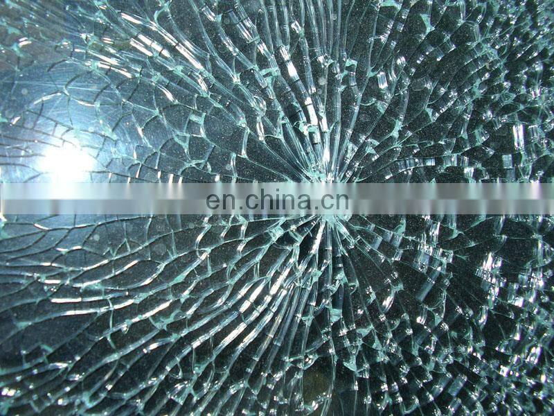 Outside tempered glass railing / Balcony frameless glass balustrade