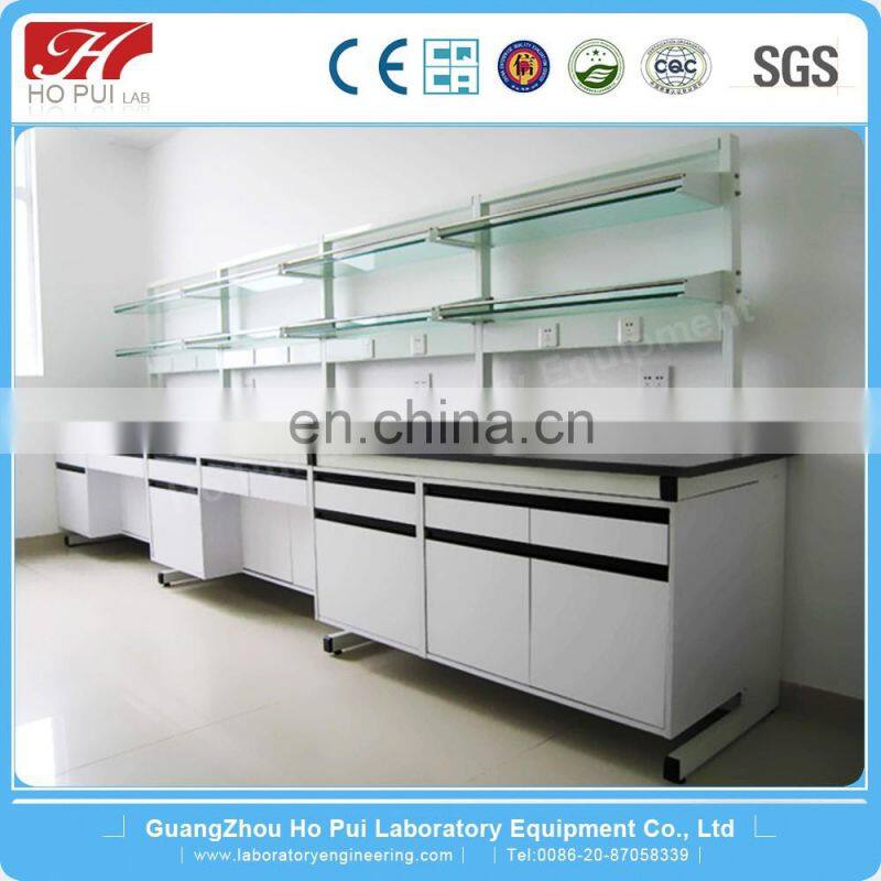 stainless steel laboratory furniture fume hood and lab island bench for work