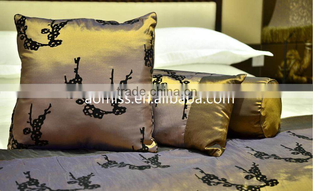 luxury hotel bolsters cushions decorative pillows bed runners