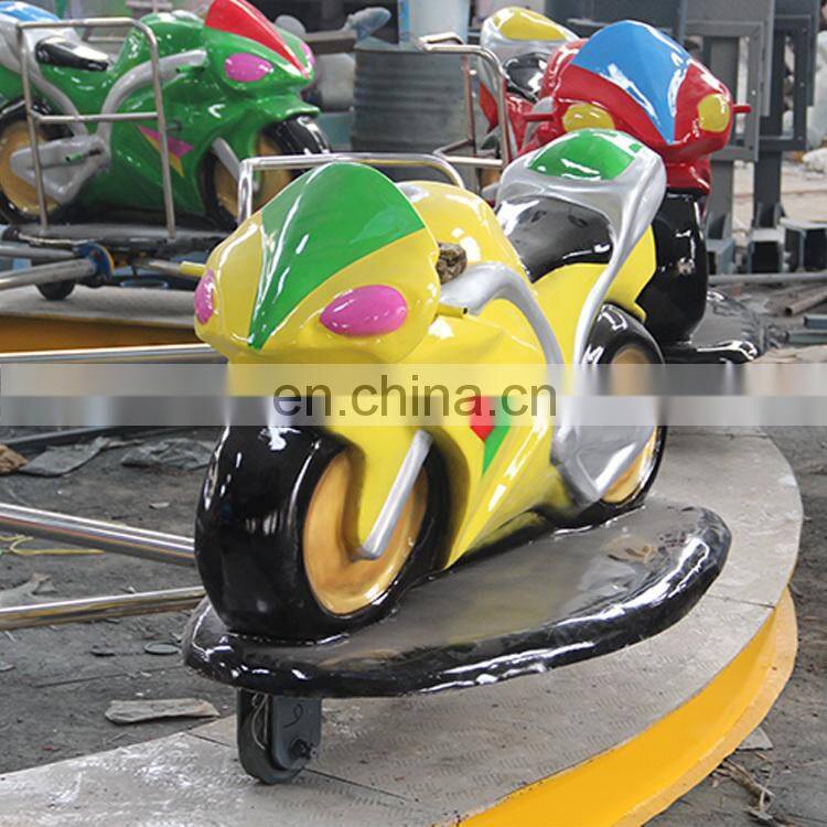 Amusement park rides equipment electric kids motor racing car games for sale