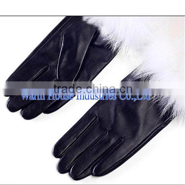 2016 Fashion High Quality Top Selling Quality Cheap Winter Women Dress Leather Gloves