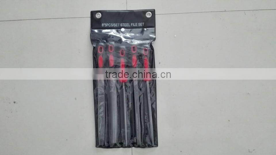 8inch 5pcs file set in OPP bag