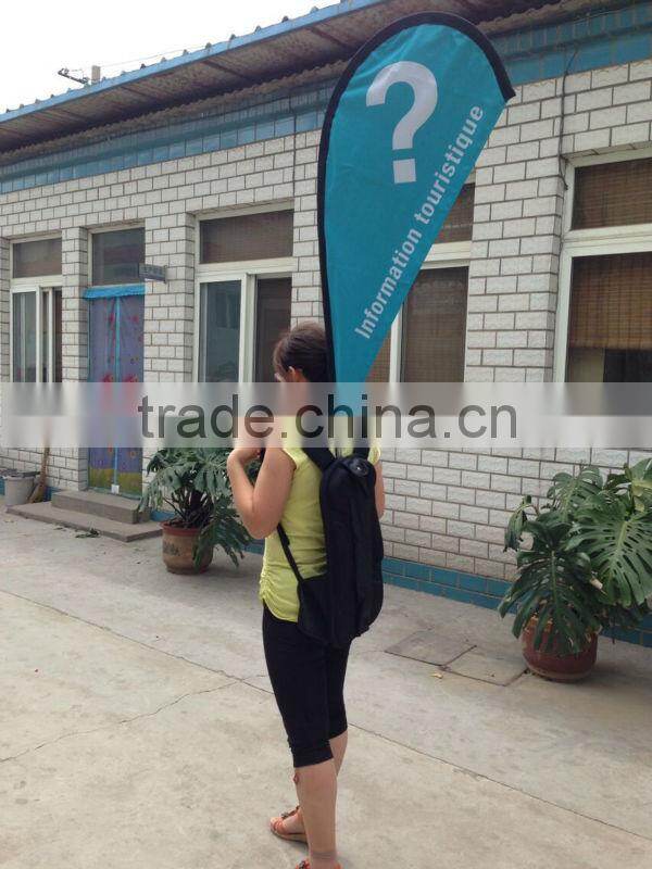 advertising backpack flag banner