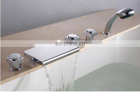 Proway Whirlpool Massage Bath-mixer Bathtub Parts Tap Set Shower Waterfall Faucet