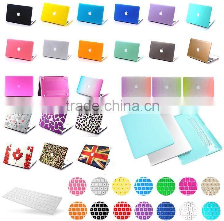 Colorida fresca superficie caso duro de la cubierta for Macbook Air 11 " 12 '' 13 15 " Laptop Case cover