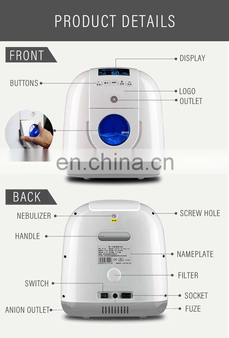 Oxygen Equipment good with battery Professional medical oxygen new portable concentrator