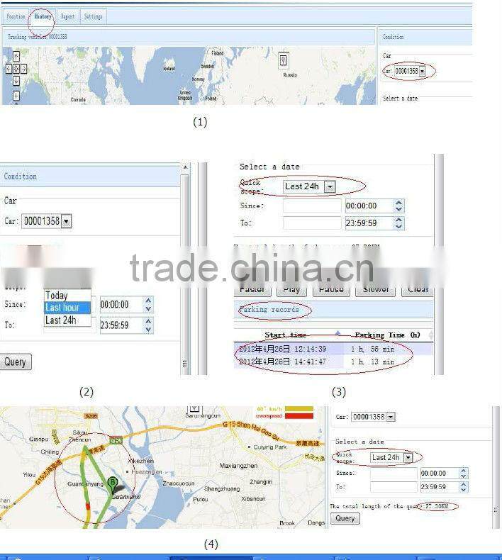 wholesale the newest powerful conqueror car/vehicle gps tracker without sim card