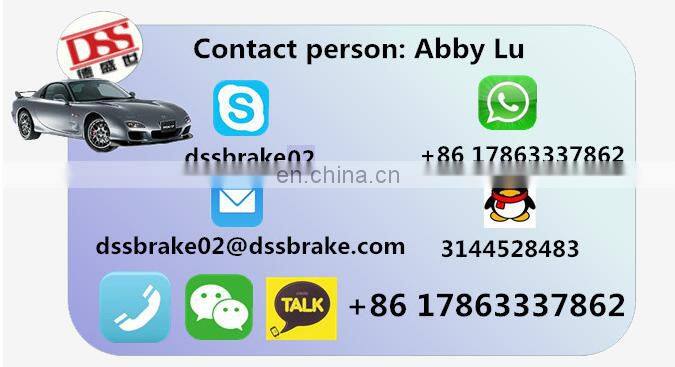 1244211312 Brake disc drilled slotted car disc rotor