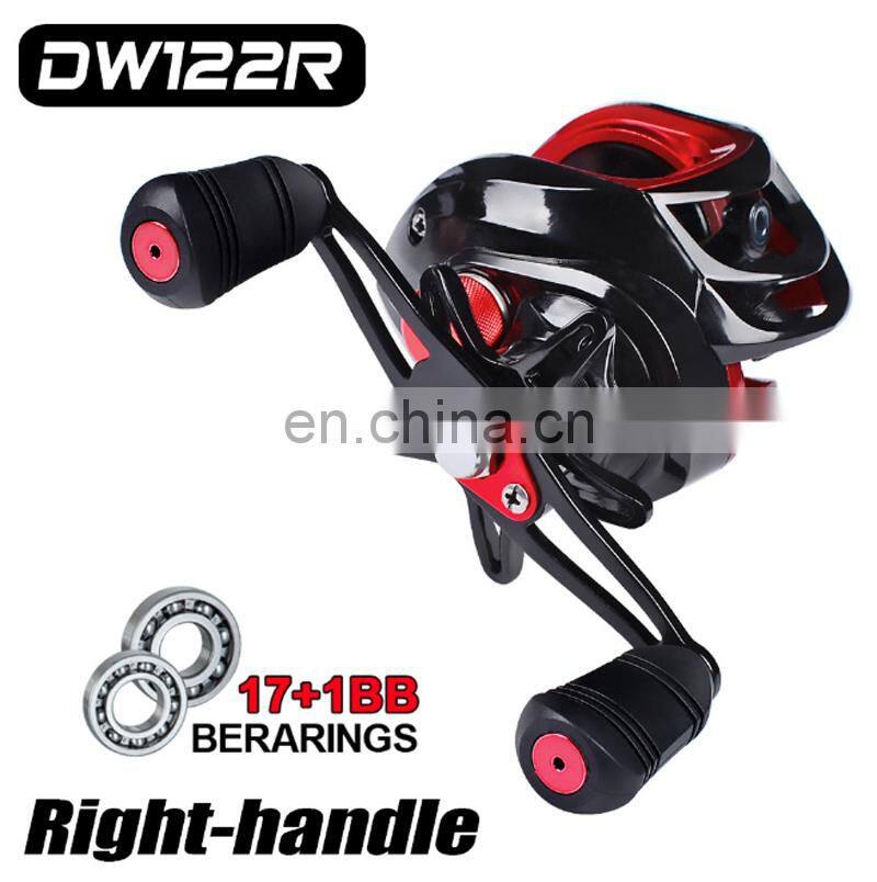 Amazon Good Price Metal 18+1BB 7-10 kg Max Drag 7.1:1 Bait Casting Reels Red Blue Color reel fishing saltwater