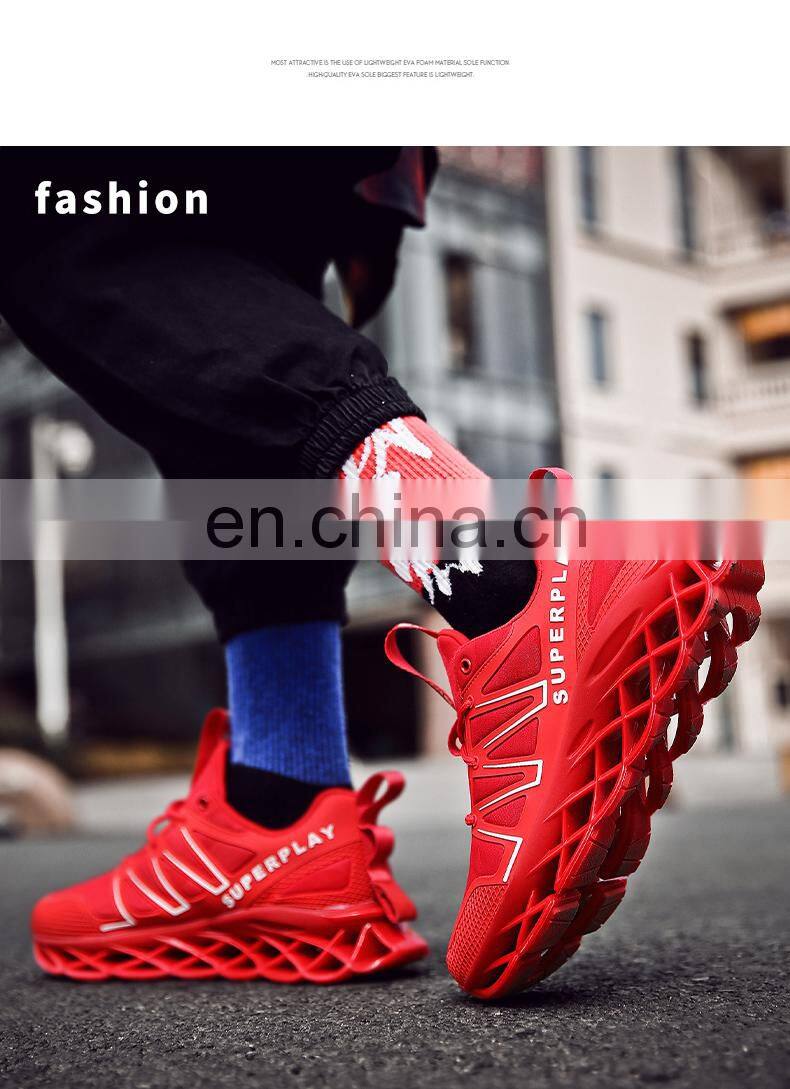 Factory Outlet 2021 Christmas Red Sports Blade Fashion Customize Men's All-match Casual Shoes Running Shoes