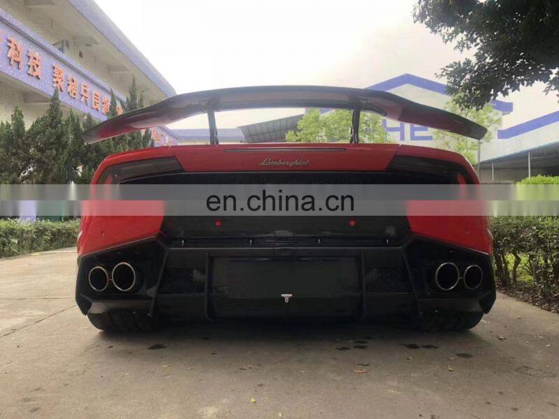 Runde Carbon Fiber Material For Lamborghini Huracan LP610 Mansory Style Body Kit Front Lip Rear Lip Side Skirts Spoiler