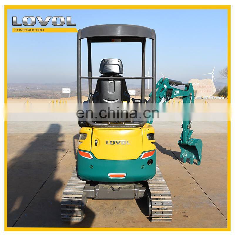 Factory Export Lovol 1.8 tonInnovative Mini Crawler Excavator China Crawler Excavator On Sale