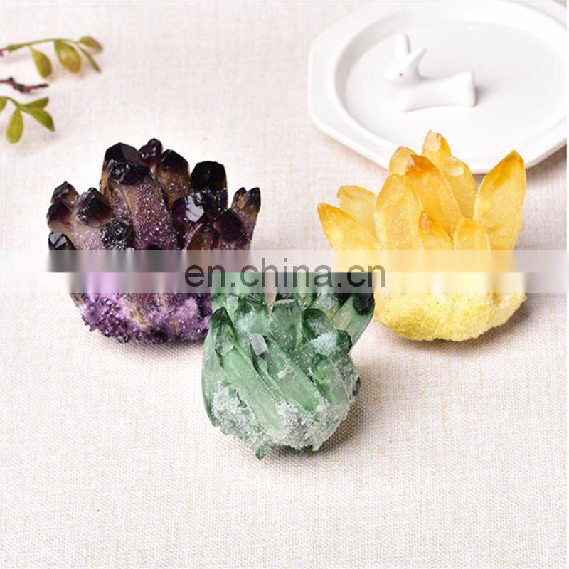 Natural Crystals Stones Wholesale Raw Amethyst Stone Clusters Bulk Healing Love Gifts Gemstone Crystal Cluster Set