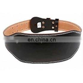 OEM custom logo gym leather weightlifting belt for unisex use in Gym weight lifting leather belts 06 inches 04 inches