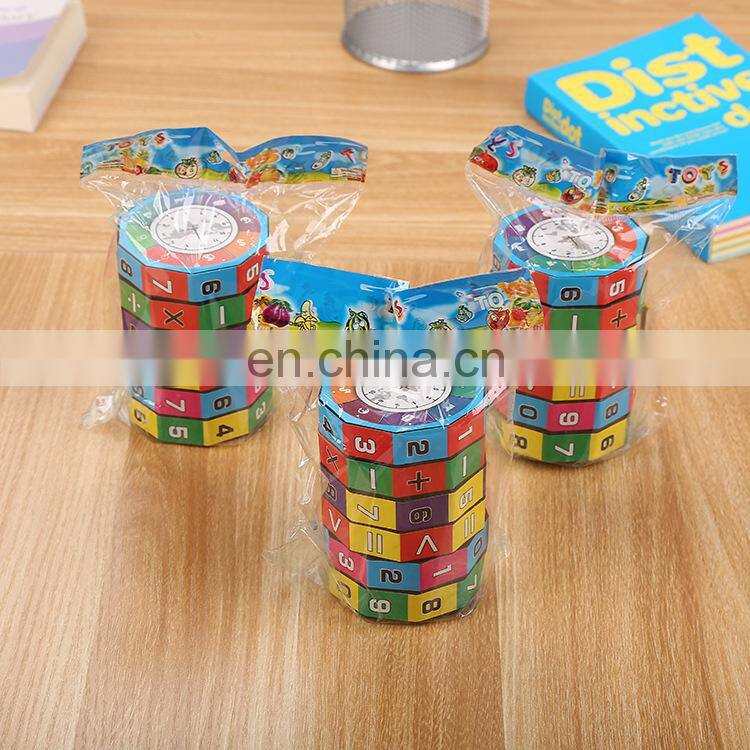Children Montessori Games Mathematics Numbers Magic Cube Toy Puzzle Game Kids Learning Education Math Toy Fun Calculate Game
