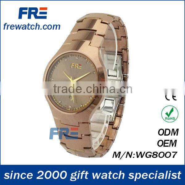 wholesales fashionable stainless steel watch for women