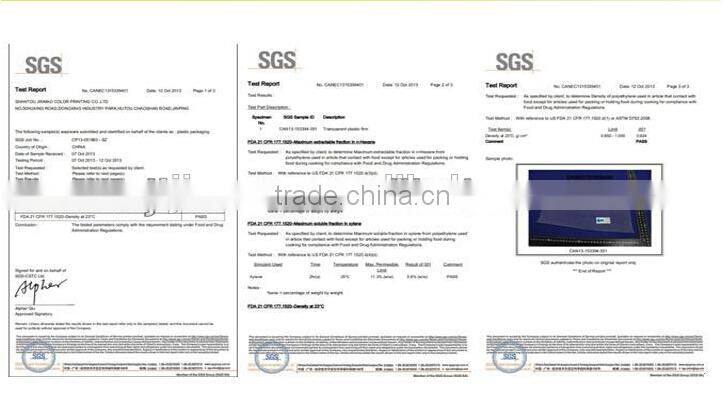 Plastic handle juice spout pouch bags for liquid