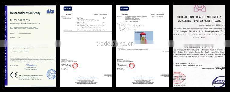 JT16-12401 Unique designed full large wooden children outdoor playground equipment