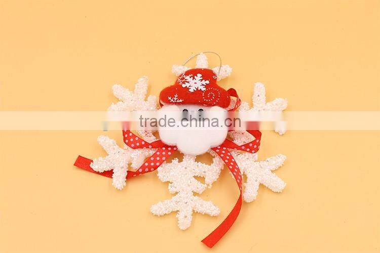 Wholesale 15 cm Christmas Tree Ornaments White Snowflake New Year Decoration Winter Wedding Decoration