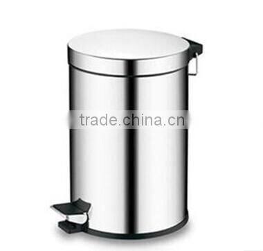 CCHG-201(c) 3L - 20L Stainless steel trash bin, household kitchen pedal-powered circular flip trash bin