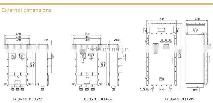 Explosion proof Star Delta Starter Box