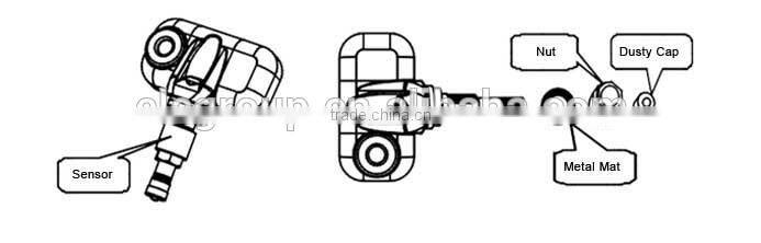 Best sales tpms tire pressure monitoring system with waterproof sensors + LCD monitor