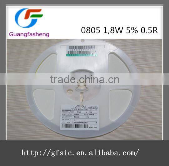 (hot sale)0805 1,8W 5% 0.5R