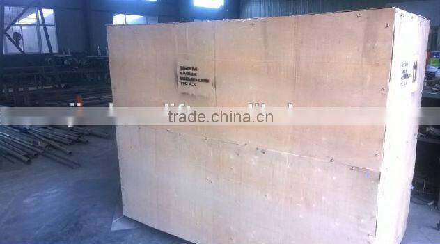 scissor hydraulic lift/stationary guide rail lift platform made in china