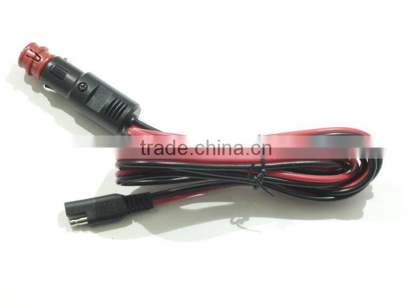 41/02.54 BC copper conductor with 8A 12 V Cig plug to 4.57mm connector