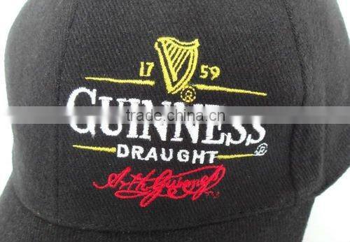 custom cotton beer bottle opener cap with embroidery logo