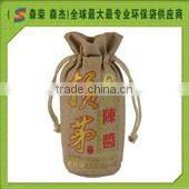 Linen non woven polyester Top grade wine bag