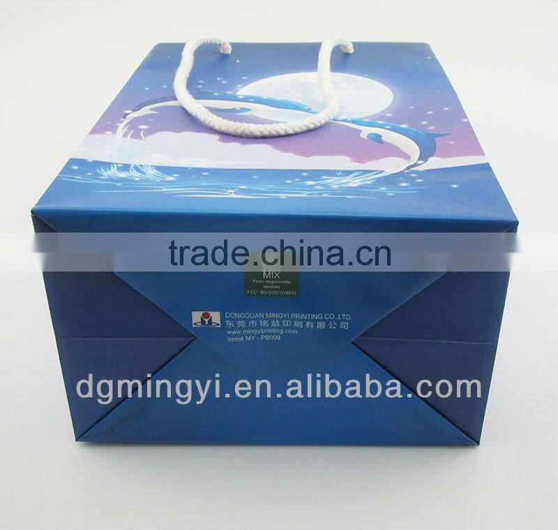 gift paper bags with handle, shopping paper bag, craft paper bag